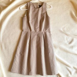 Cream dress with black detail